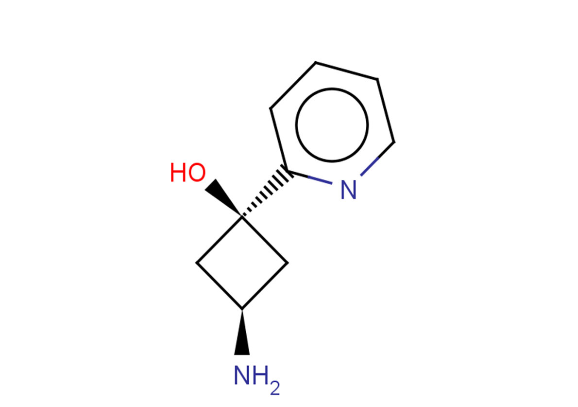 (1s,3s)-3-amino-1-(pyridin-2-yl)cyclobutan-1-ol, cis