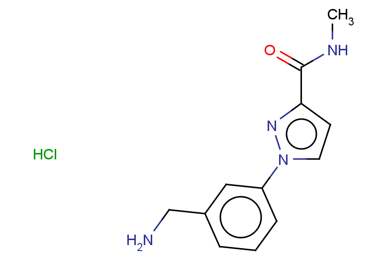 1-[3-(aminomethyl)phenyl]-N-methyl-1H-pyrazole-3-carboxamide hydrochloride