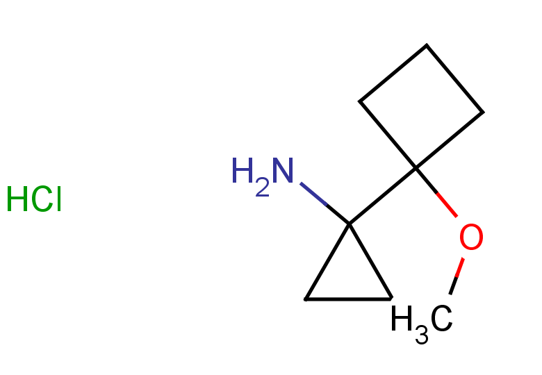 1-(1-methoxycyclobutyl)cyclopropan-1-amine hydrochloride