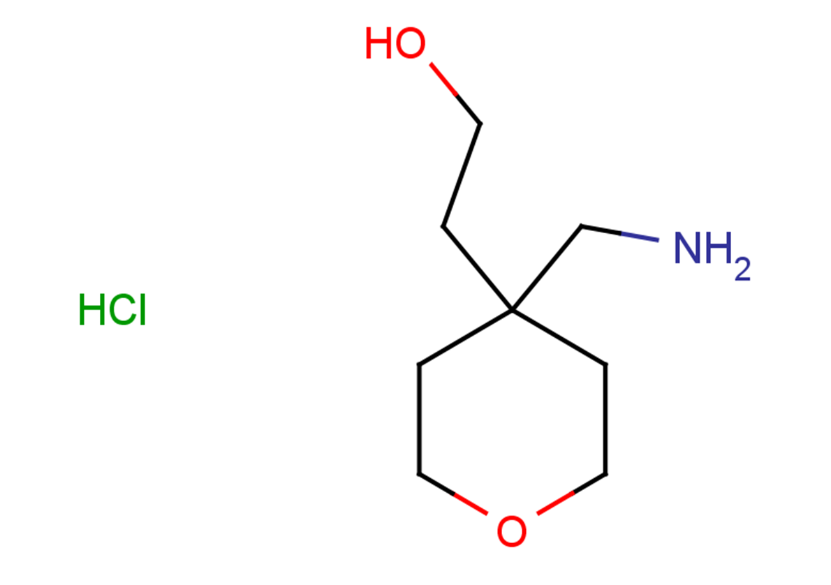 2-[4-(aminomethyl)oxan-4-yl]ethan-1-ol hydrochloride