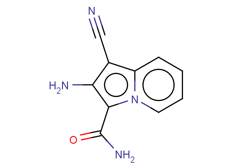 2-amino-1-cyanoindolizine-3-carboxamide