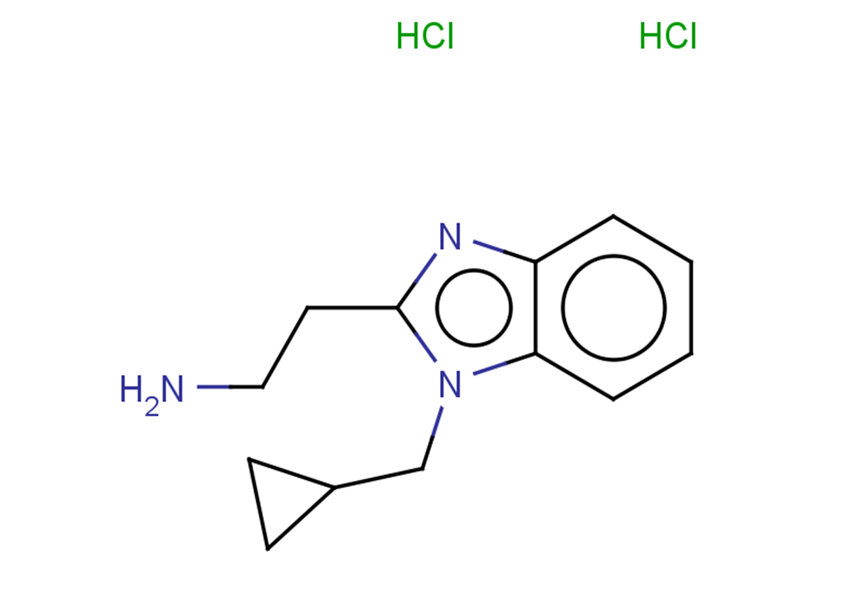 2-[1-(cyclopropylmethyl)-1H-1,3-benzodiazol-2-yl]ethan-1-amine dihydrochloride