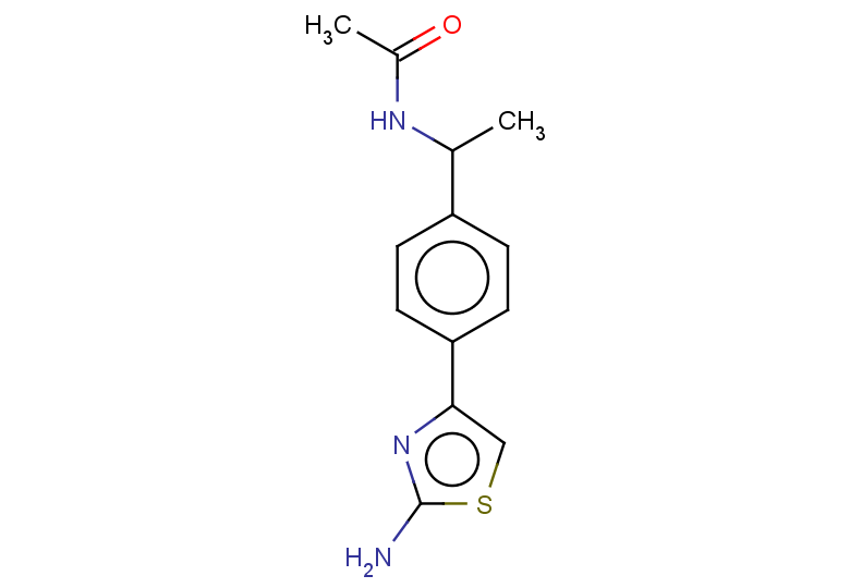 N-{1-[4-(2-amino-1,3-thiazol-4-yl)phenyl]ethyl}acetamide