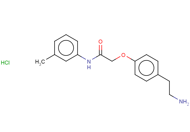 2-[4-(2-aminoethyl)phenoxy]-N-(3-methylphenyl)acetamide hydrochloride