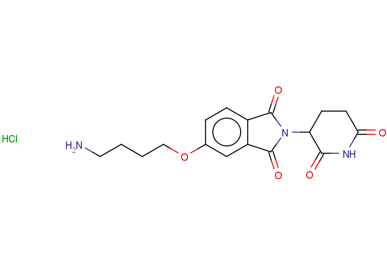 5-(4-aminobutoxy)-2-(2,6-dioxopiperidin-3-yl)-2,3-dihydro-1H-isoindole-1,3-dione hydrochloride