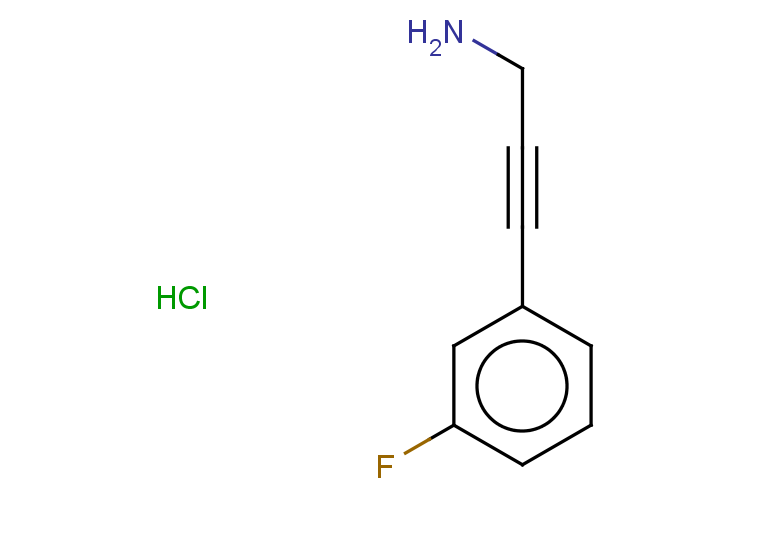 3-(3-fluorophenyl)prop-2-yn-1-amine hydrochloride