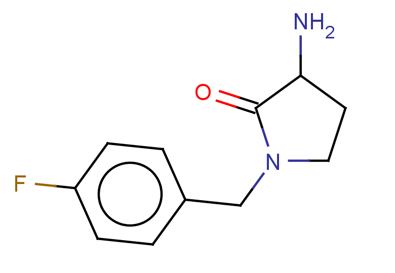 3-amino-1-[(4-fluorophenyl)methyl]pyrrolidin-2-one