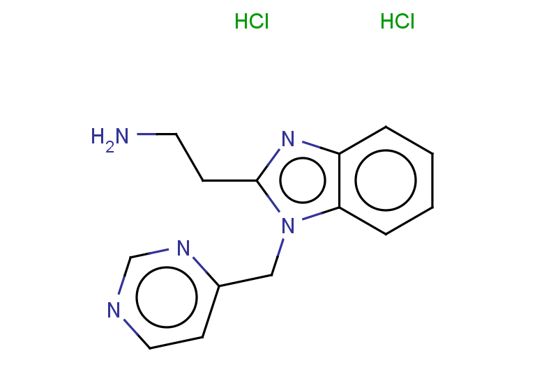 2-{1-[(pyrimidin-4-yl)methyl]-1H-1,3-benzodiazol-2-yl}ethan-1-amine dihydrochloride