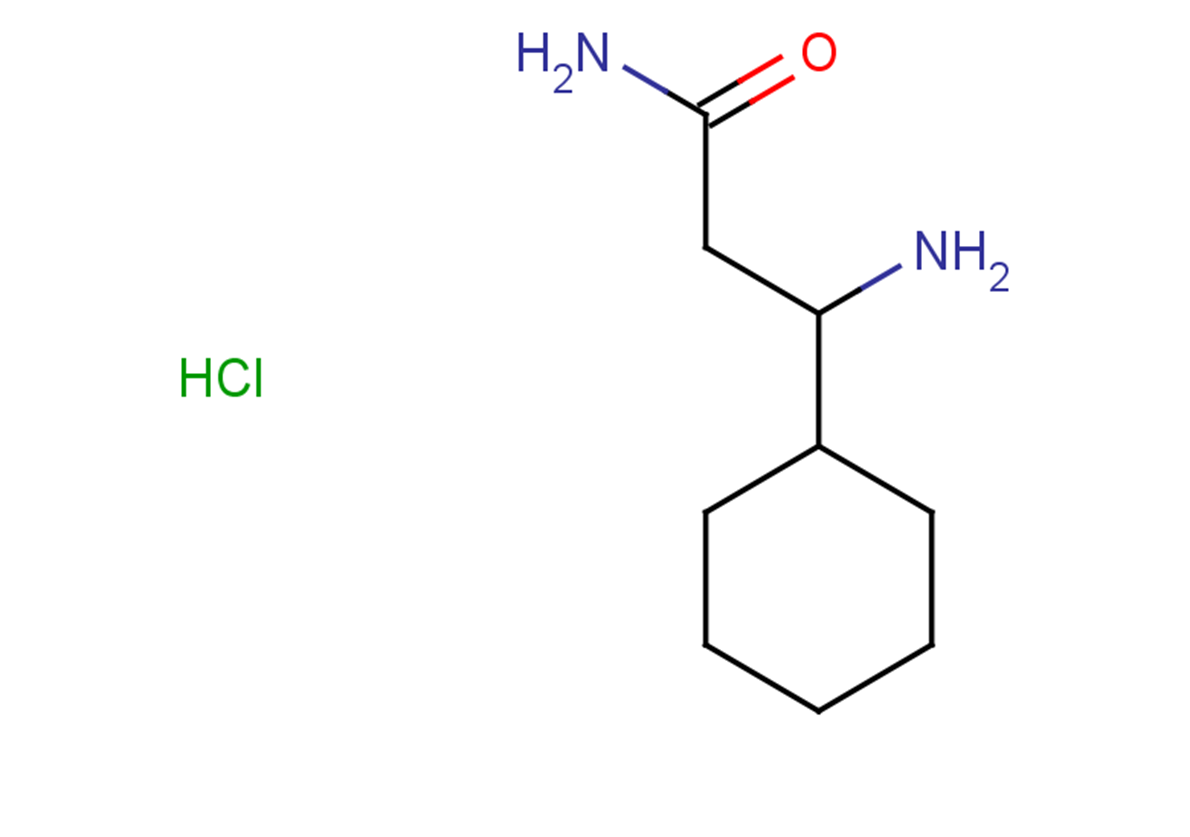 3-amino-3-cyclohexylpropanamide hydrochloride