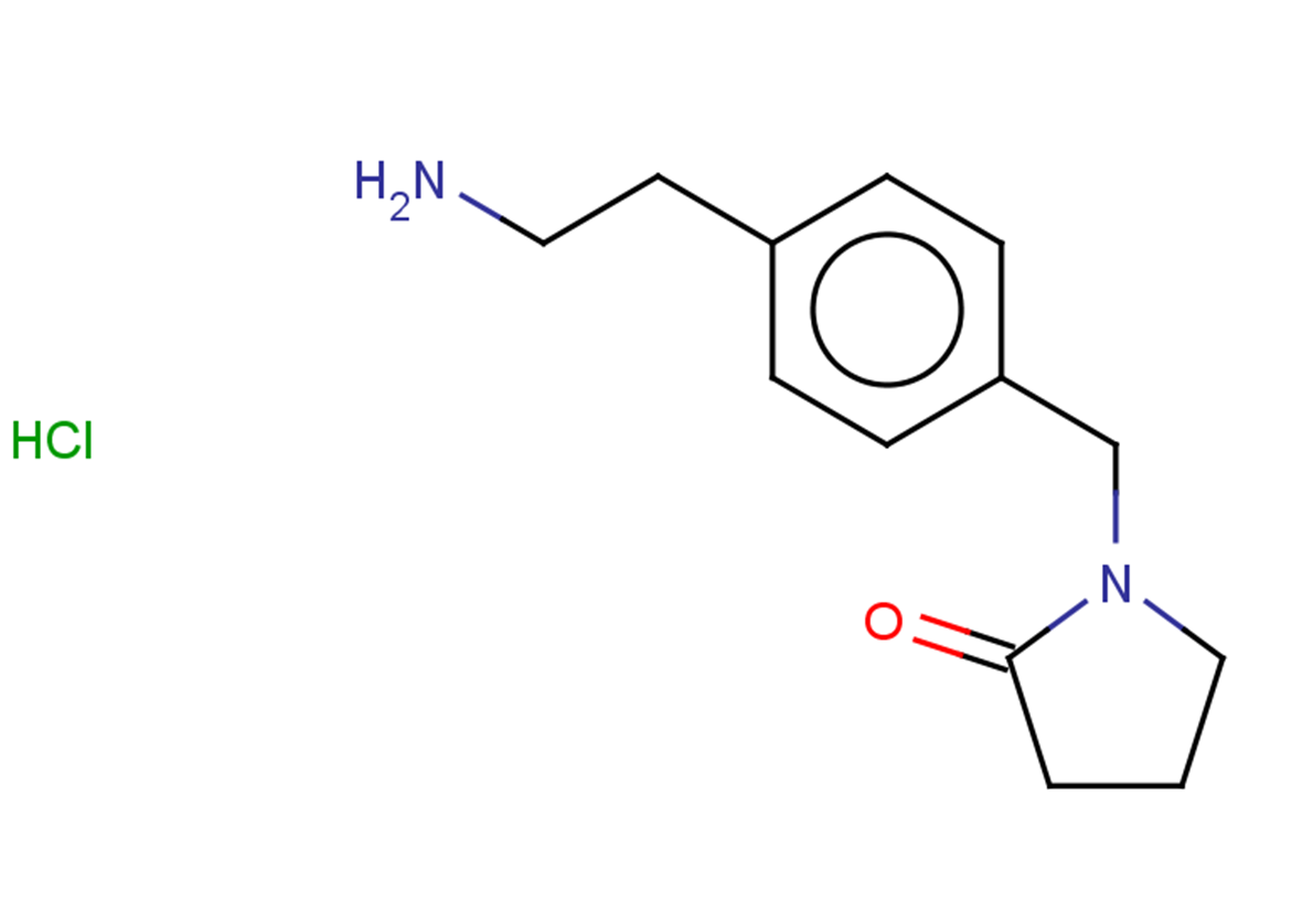 1-{[4-(2-aminoethyl)phenyl]methyl}pyrrolidin-2-one hydrochloride