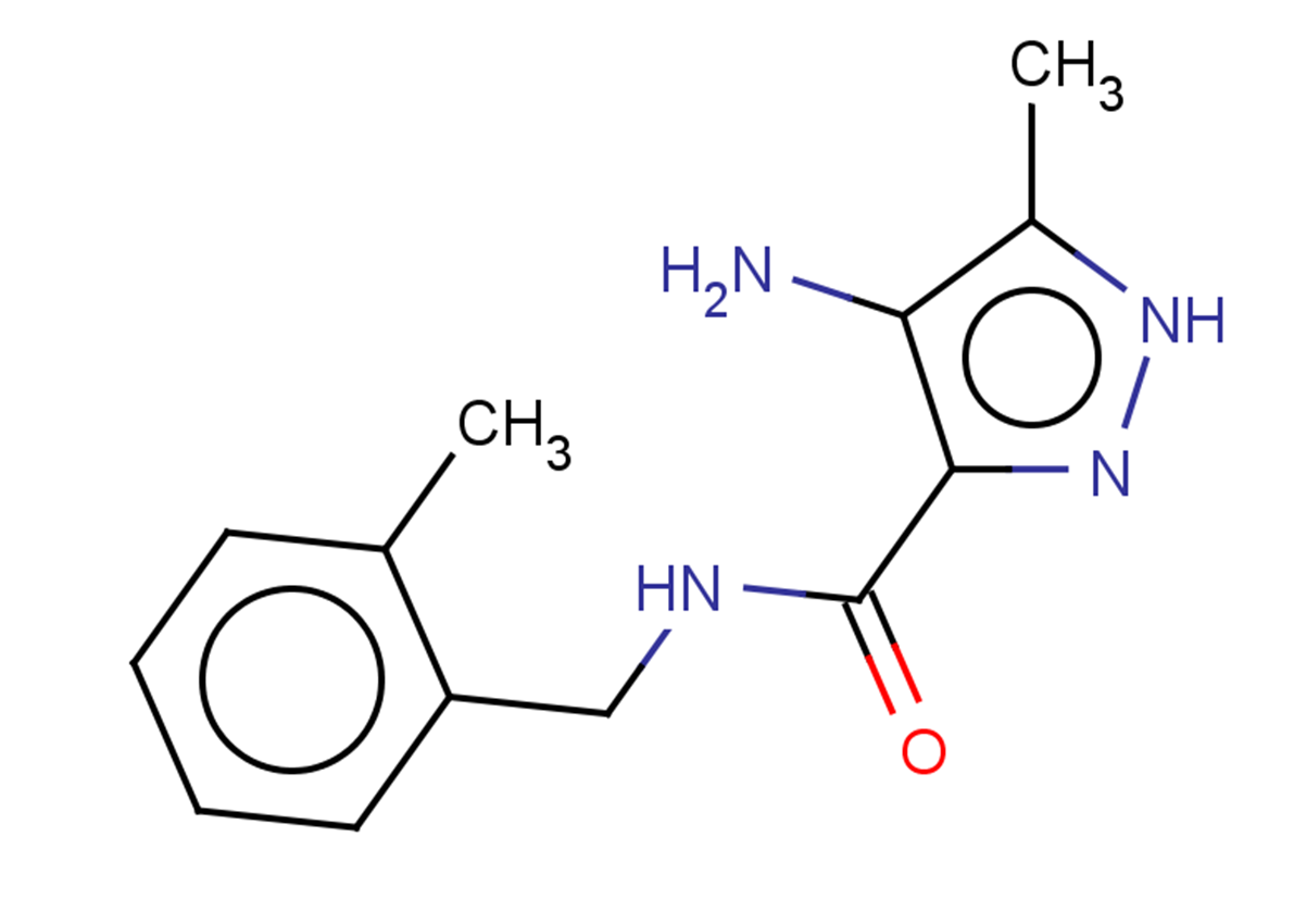 4-amino-5-methyl-N-[(2-methylphenyl)methyl]-1H-pyrazole-3-carboxamide