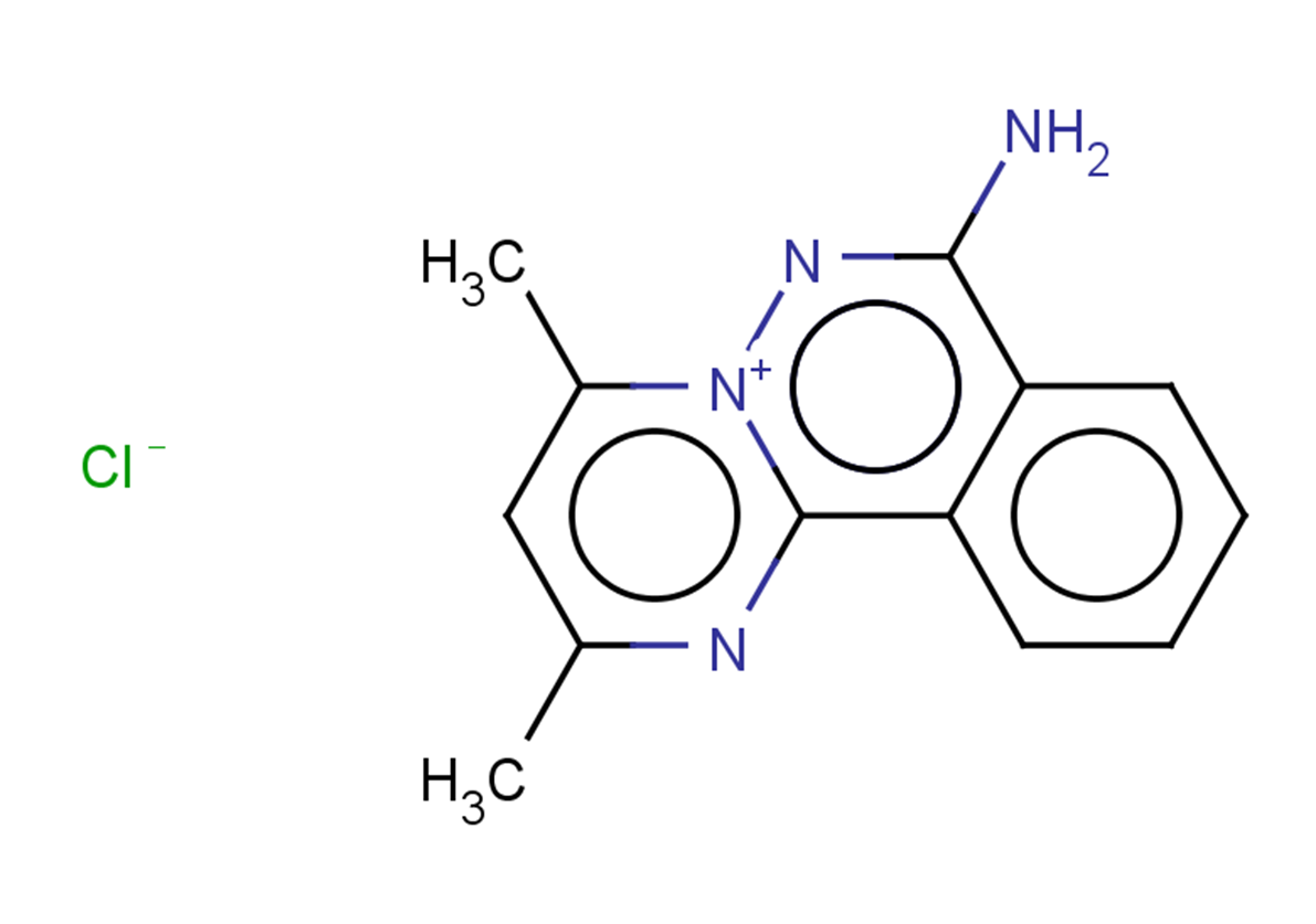 7-amino-2,4-dimethyl-5lambda5-pyrimido[2,1-a]phthalazin-5-ylium chloride