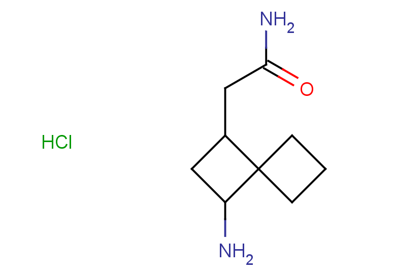 2-{3-aminospiro[3.3]heptan-1-yl}acetamide hydrochloride, Mixture of diastereomers