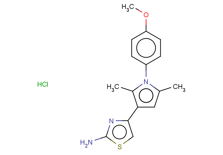 4-[1-(4-methoxyphenyl)-2,5-dimethyl-1H-pyrrol-3-yl]-1,3-thiazol-2-amine hydrochloride