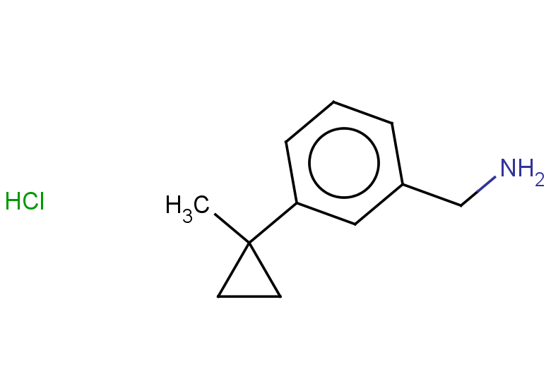 1-[3-(1-methylcyclopropyl)phenyl]methanamine hydrochloride
