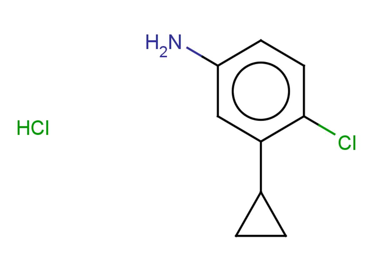 4-chloro-3-cyclopropylaniline hydrochloride
