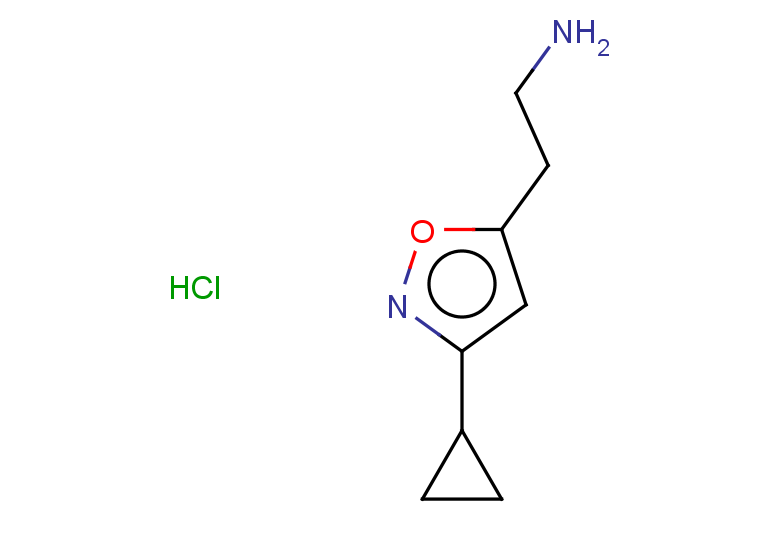 2-(3-cyclopropyl-1,2-oxazol-5-yl)ethan-1-amine hydrochloride