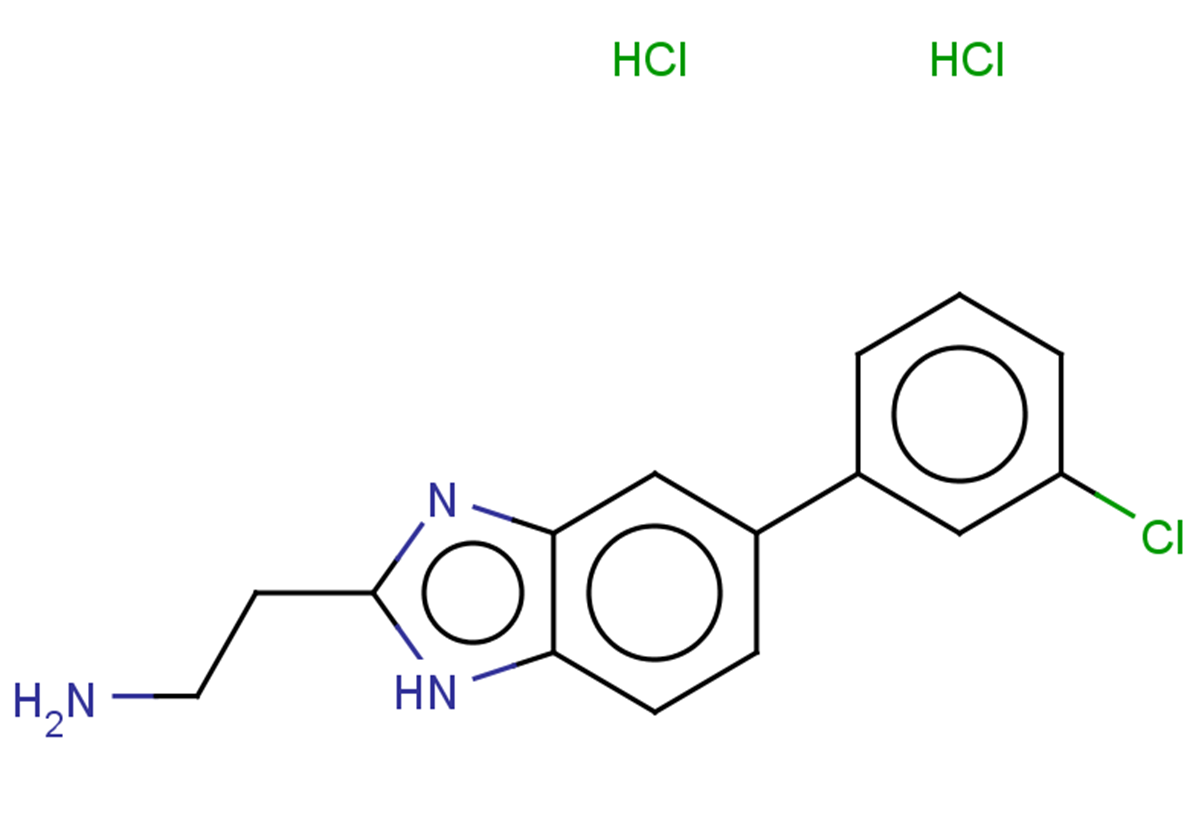 2-[5-(3-chlorophenyl)-1H-1,3-benzodiazol-2-yl]ethan-1-amine dihydrochloride