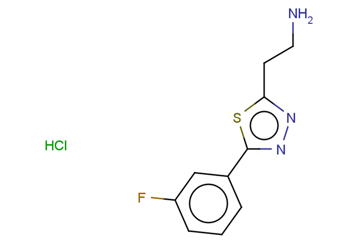 2-[5-(3-fluorophenyl)-1,3,4-thiadiazol-2-yl]ethan-1-amine hydrochloride