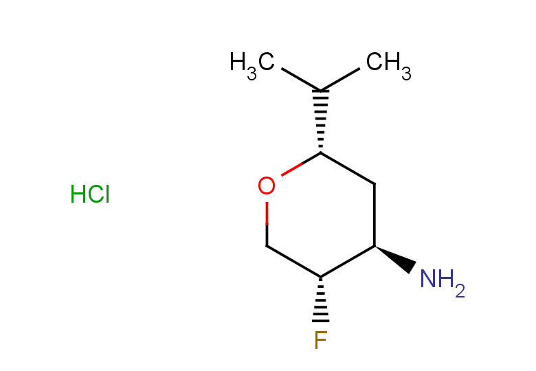 rac-(2R,4S,5R)-5-fluoro-2-(propan-2-yl)oxan-4-amine hydrochloride