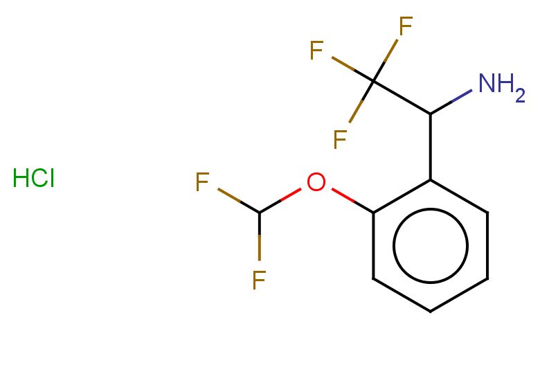 1-[2-(difluoromethoxy)phenyl]-2,2,2-trifluoroethan-1-amine hydrochloride