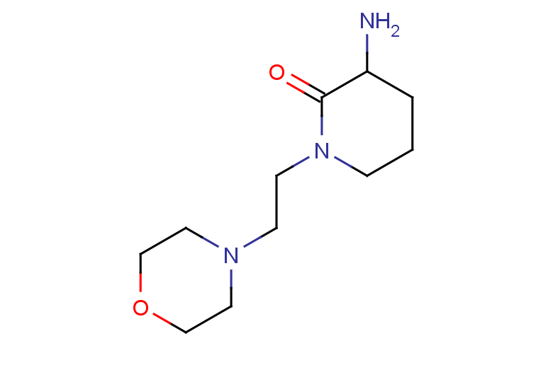3-amino-1-[2-(morpholin-4-yl)ethyl]piperidin-2-one