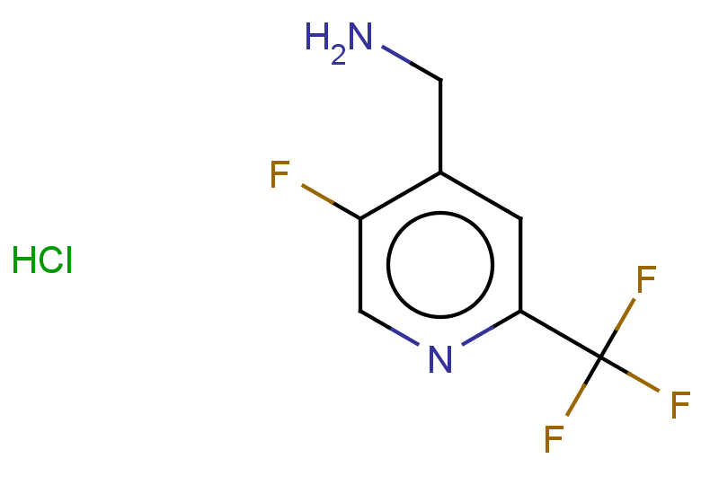 1-[5-fluoro-2-(trifluoromethyl)pyridin-4-yl]methanamine hydrochloride