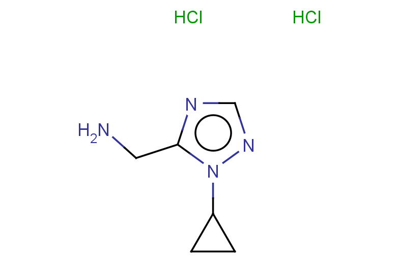 1-(1-cyclopropyl-1H-1,2,4-triazol-5-yl)methanamine dihydrochloride