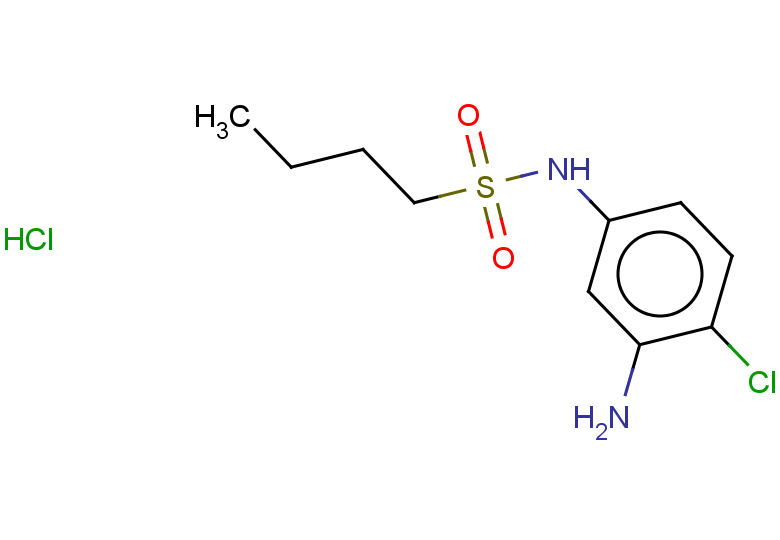 N-(3-amino-4-chlorophenyl)butane-1-sulfonamide hydrochloride