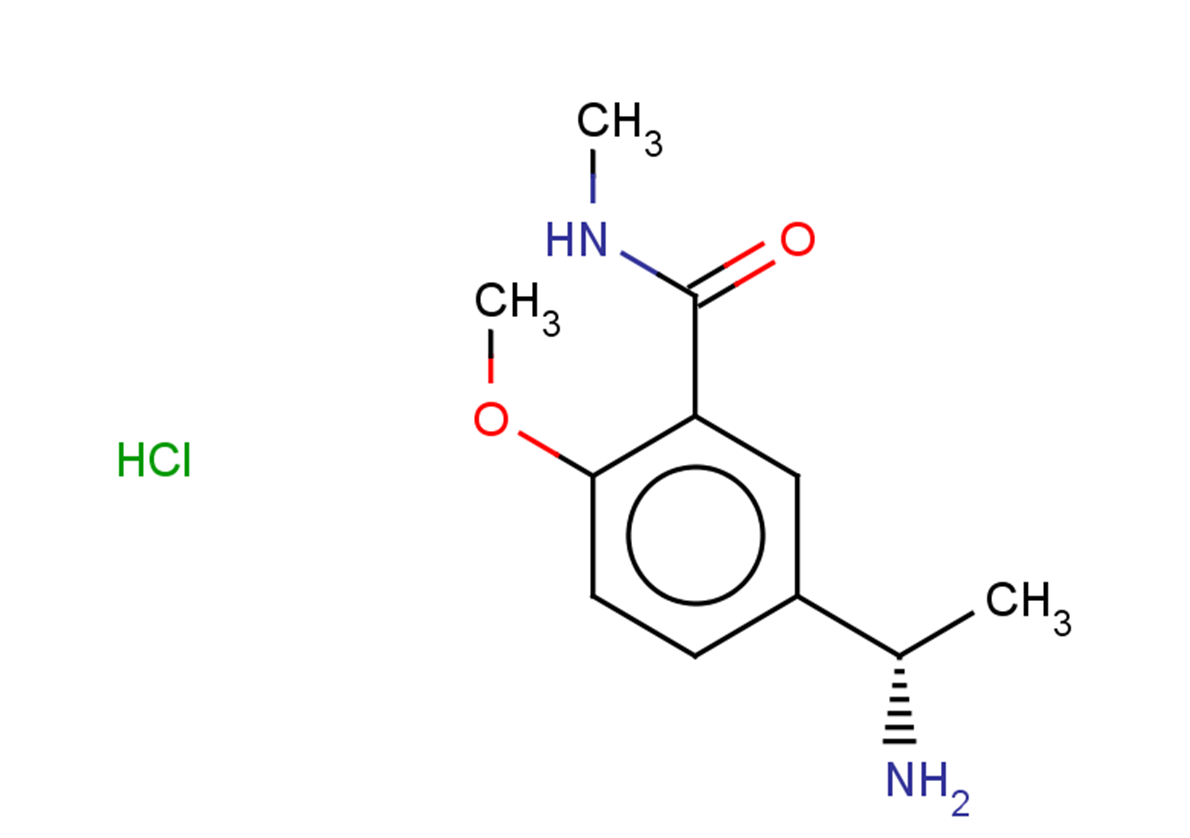 5-[(1S)-1-aminoethyl]-2-methoxy-N-methylbenzamide hydrochloride