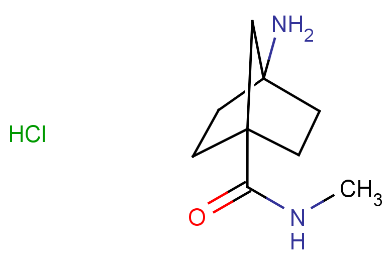 4-amino-N-methylbicyclo[2.2.1]heptane-1-carboxamide hydrochloride