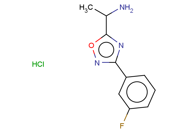 1-[3-(3-fluorophenyl)-1,2,4-oxadiazol-5-yl]ethan-1-amine hydrochloride