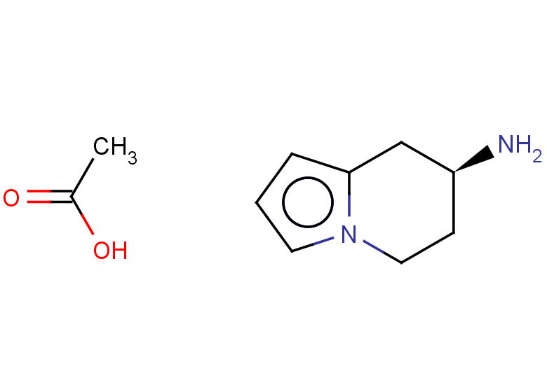 (7S)-5,6,7,8-tetrahydroindolizin-7-amine, acetic acid