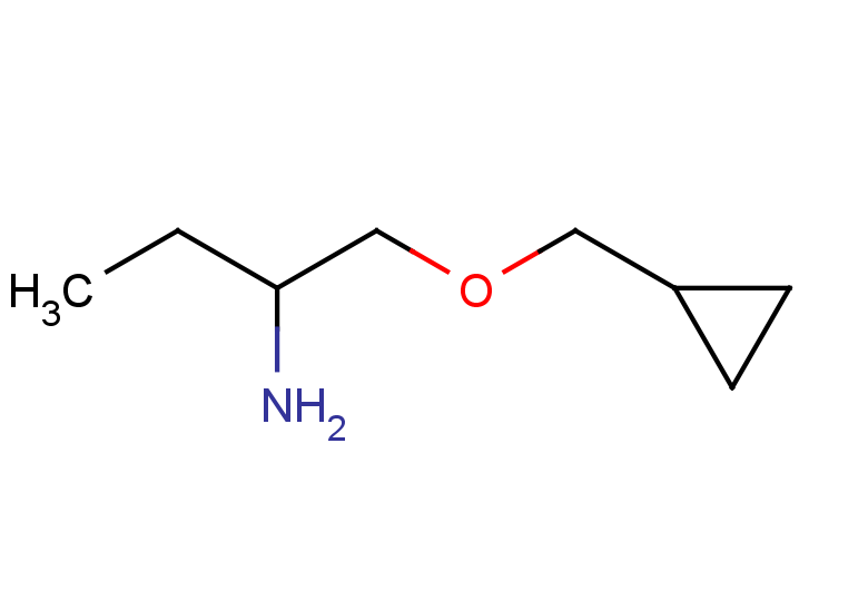 1-(cyclopropylmethoxy)butan-2-amine