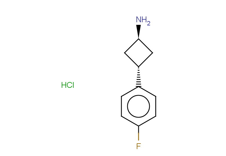 3-(4-fluorophenyl)cyclobutan-1-amine hydrochloride, trans