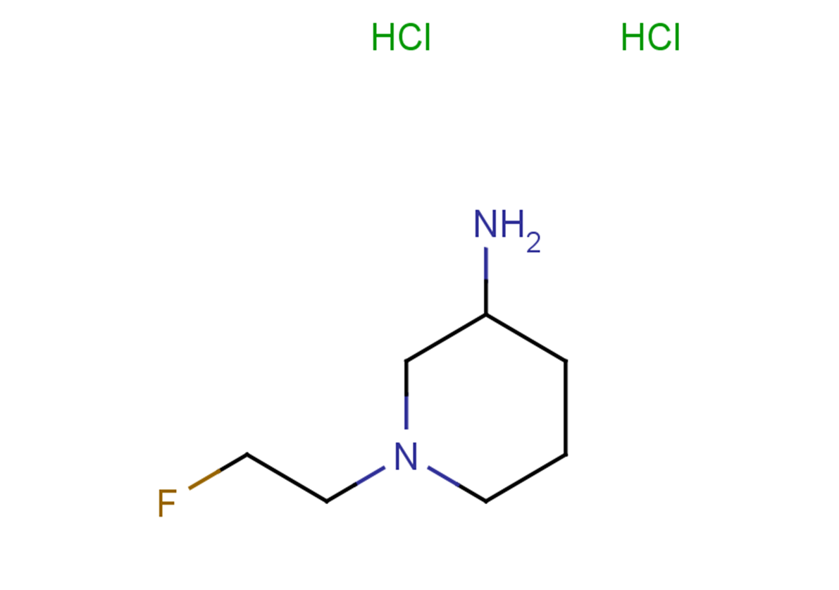 1-(2-fluoroethyl)piperidin-3-amine dihydrochloride