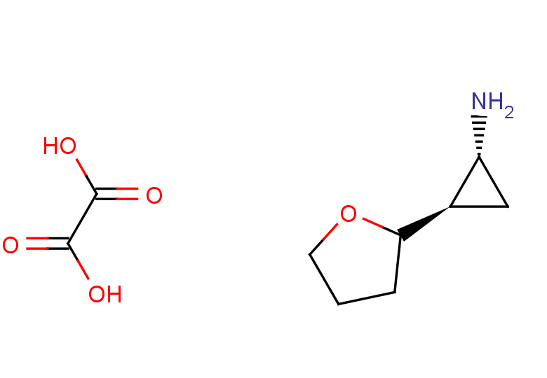rac-(1R,2R)-2-(oxolan-2-yl)cyclopropan-1-amine, oxalic acid