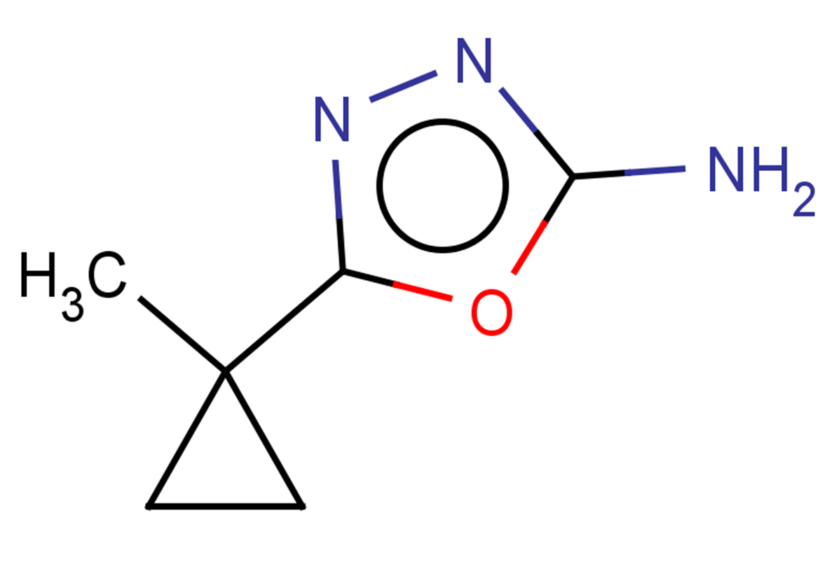 5-(1-methylcyclopropyl)-1,3,4-oxadiazol-2-amine