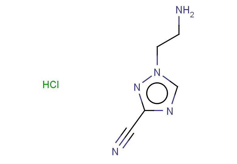 1-(2-aminoethyl)-1H-1,2,4-triazole-3-carbonitrile hydrochloride