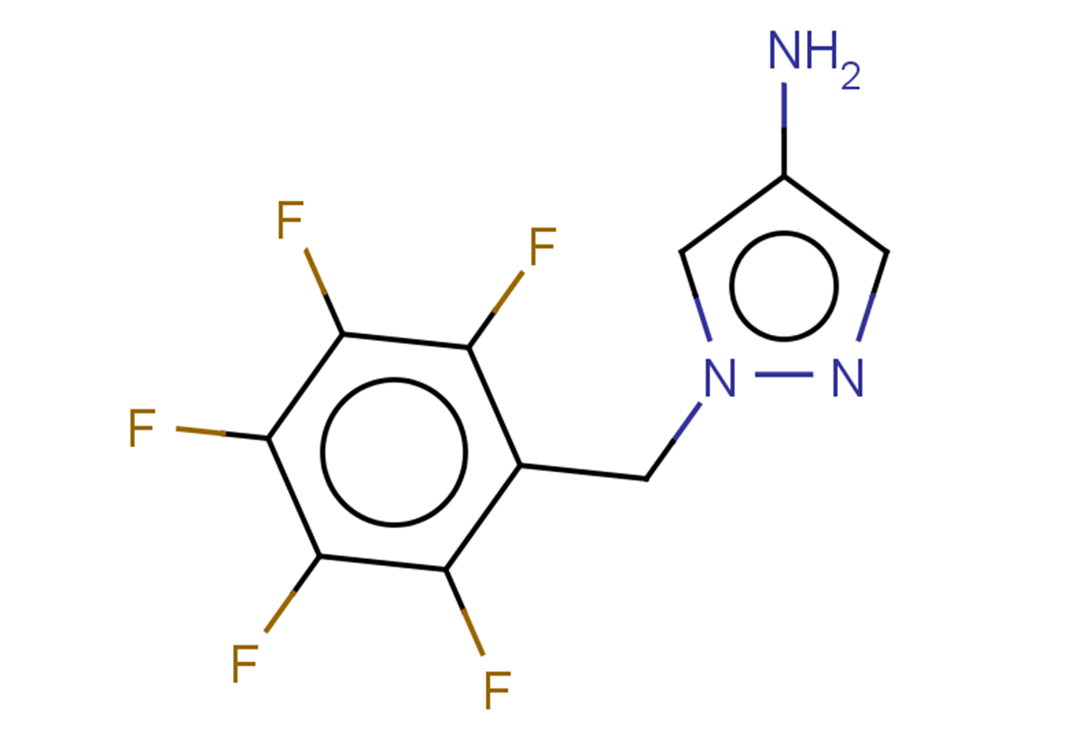 1-[(pentafluorophenyl)methyl]-1H-pyrazol-4-amine