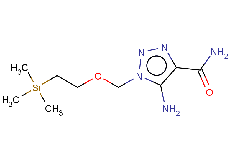 5-amino-1-{[2-(trimethylsilyl)ethoxy]methyl}-1H-1,2,3-triazole-4-carboxamide