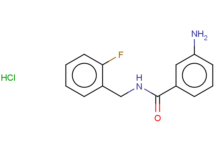 3-amino-N-[(2-fluorophenyl)methyl]benzamide hydrochloride