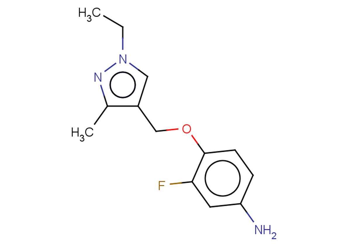 4-[(1-ETHYL-3-METHYL-1H-PYRAZOL-4-YL)METHOXY]-3-FLUOROANILINE