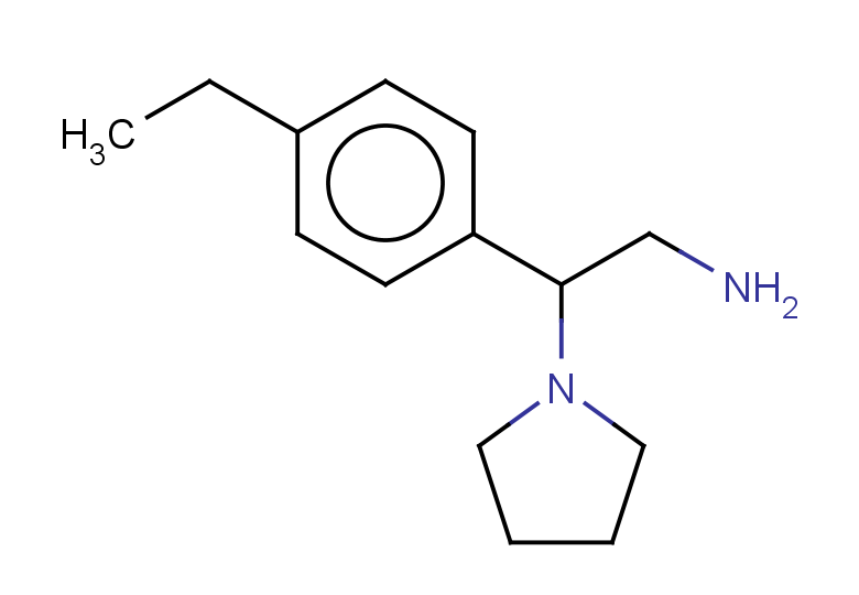 2-(4-ethylphenyl)-2-(pyrrolidin-1-yl)ethan-1-amine