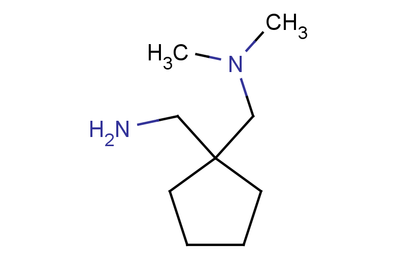 {1-[(dimethylamino)methyl]cyclopentyl}methanamine