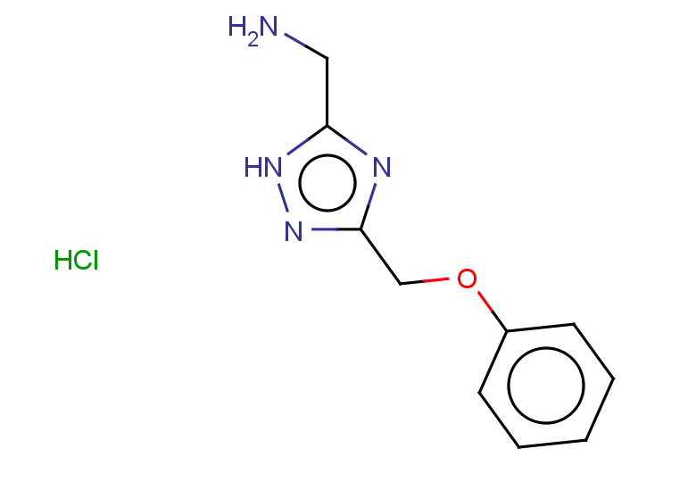 [3-(phenoxymethyl)-1H-1,2,4-triazol-5-yl]methanamine hydrochloride