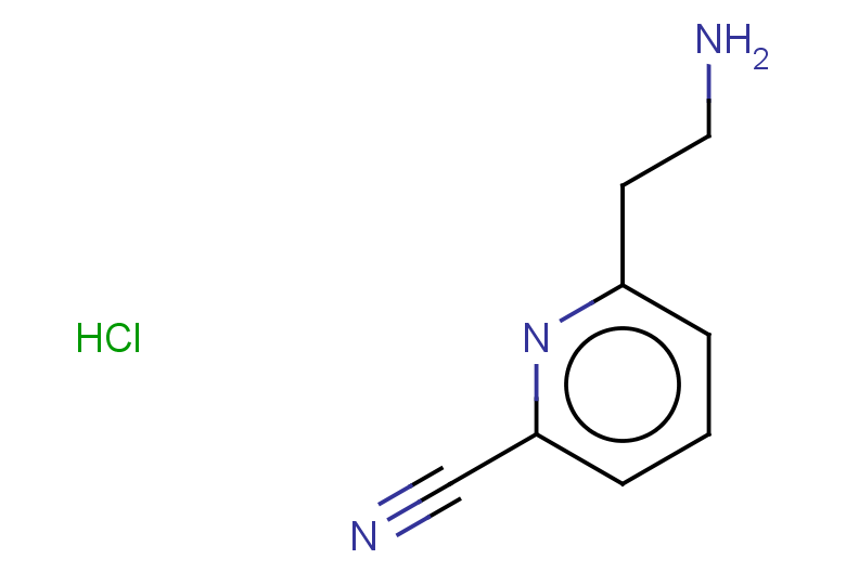 6-(2-aminoethyl)pyridine-2-carbonitrile hydrochloride