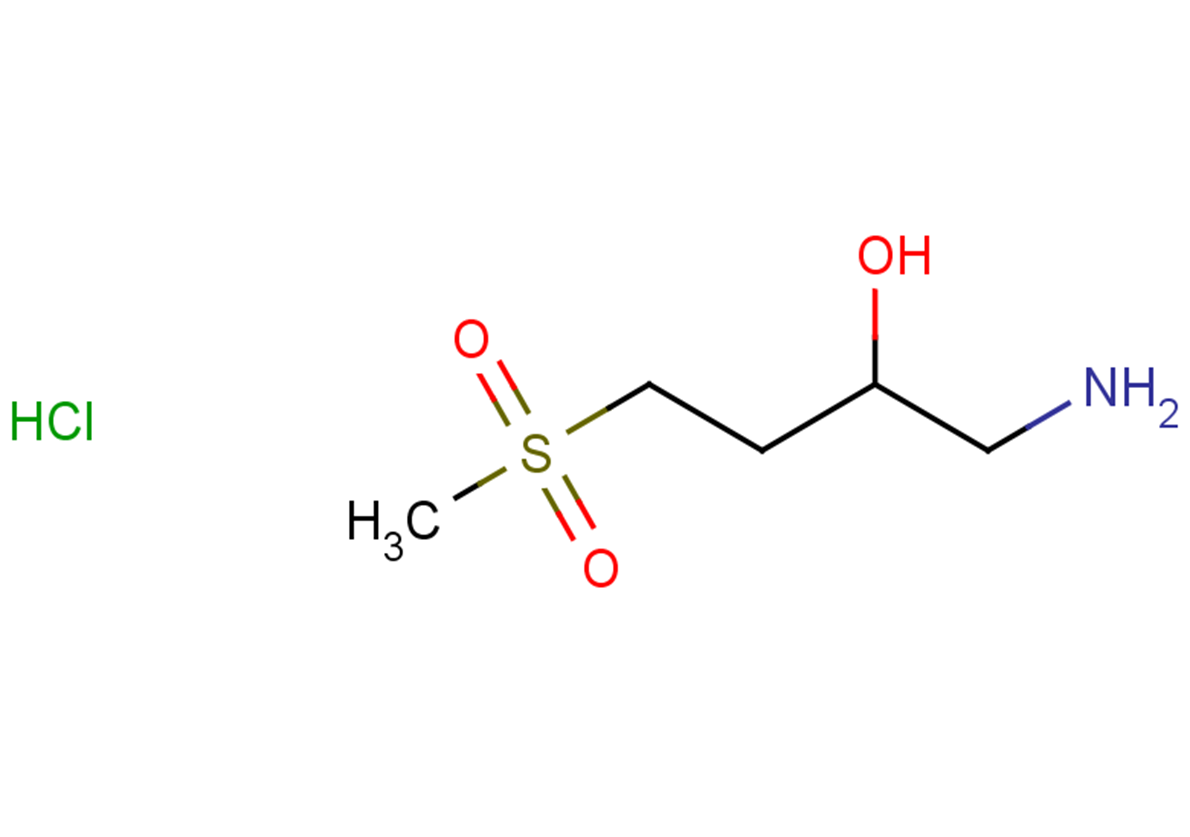 1-amino-4-methanesulfonylbutan-2-ol hydrochloride