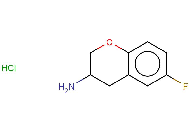 6-fluoro-3,4-dihydro-2H-1-benzopyran-3-amine hydrochloride