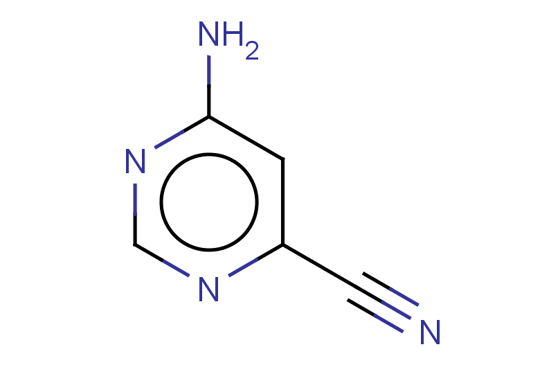 6-aminopyrimidine-4-carbonitrile